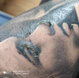 Czy ten tatuaż jest zaorany