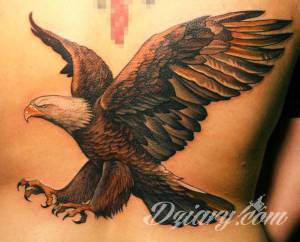 witam.. mam tatuaz orła na... Orzeł na łopatce