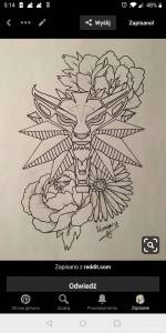 Wycena tatuażu na przedramię - wiedźmin, medalion 