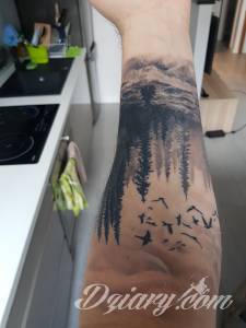 Tydzień temu zrobiłem tatuaż na przedramieniu - czy tak ma być?