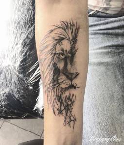 Witam, znalazłem tatuaż tutaj na... Wycena tatuażu lwa nadgarstek/bark