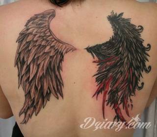 Anioły niczym z baśni, ale również te upadłe, niepokojąco groźne - takie tatuaże rozbudzają wyobraźnię! Anielskie wzory to różnorodność form, ale niezmienne podkreślanie starannej kreski. Doskonale sprawdzają się na męskim ciele, gdzie tworzą ciekawy kontrast.