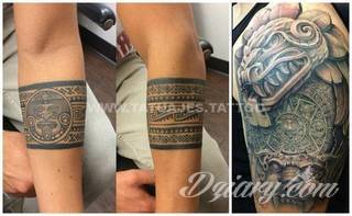 Tatuaże o niesamowitej drobiazgowości; starożytne wzory robiące wrażenie - zarówno małe jak i zajmujące kilkanaście lub więcej centymetrów. Tatuaże nawiązujące do świata Majów i czasów konkwisty to mnogość azteckich detali.