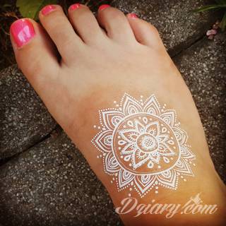 Białe tatuaże wyglądające np. na dłoni niczym delikatna, koronkowa rękawiczka. Świetne wzory dla kobiet dbających o nieprzeciętny image. Białe tatuaże o różnorodnym poziomie detali pozwalają na ozdobienie skóry w sposób subtelny i ujęty w formie symbolu.