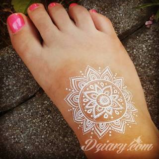 Białe tatuaże wyglądające np. na dłoni niczym delikatna, koronkowa rękawiczka. Świetne wzory dla kobiet dbających o nieprzeciętny image. Białe tatuaże o różnorodnym poziomie detali pozwalają na ozdobienie skóry w sposób subtelny i ujęty w formie symbolu.