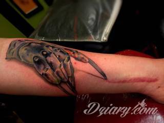 Tatuaże biomechaniczne tworzące swoisty przekrój człowieka. Rozbudzają wyobraźnię pokazując, że pod skórą kryją się nie tylko narządy, ale części mechaniczne. Tatuaże w takiej formie nawiązują trójwymiarem do wizji humanoida - ludzkiego robota. 