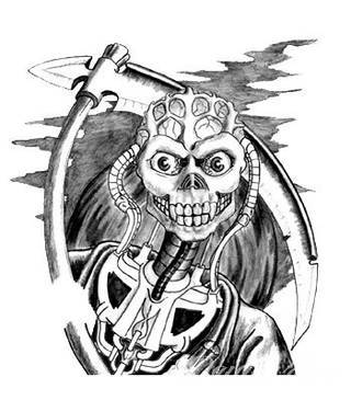 Tatuaże biomechaniczne tworzące swoisty przekrój człowieka. Rozbudzają wyobraźnię pokazując, że pod skórą kryją się nie tylko narządy, ale części mechaniczne. Tatuaże w takiej formie nawiązują trójwymiarem do wizji humanoida - ludzkiego robota. 