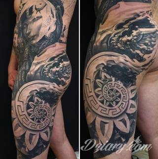 Tatuaże biomechaniczne tworzące swoisty przekrój człowieka. Rozbudzają wyobraźnię pokazując, że pod skórą kryją się nie tylko narządy, ale części mechaniczne. Tatuaże w takiej formie nawiązują trójwymiarem do wizji humanoida - ludzkiego robota. 