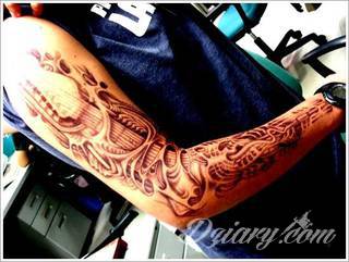 Tatuaże biomechaniczne tworzące swoisty przekrój człowieka. Rozbudzają wyobraźnię pokazując, że pod skórą kryją się nie tylko narządy, ale części mechaniczne. Tatuaże w takiej formie nawiązują trójwymiarem do wizji humanoida - ludzkiego robota. 