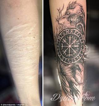 Tatuaże w formie blizny to nie tylko bezpośrednie ich odwzorowanie. Wyobraźnia idzie dalej - tworzy z blizny tatuaże niczym rozsuwane zamki do ludzkiego wnętrza. Propozycja dla tych, którzy szukają we wzorach niebanalności. 