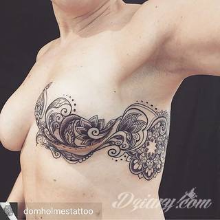 Tatuaże w formie blizny to nie tylko bezpośrednie ich odwzorowanie. Wyobraźnia idzie dalej - tworzy z blizny tatuaże niczym rozsuwane zamki do ludzkiego wnętrza. Propozycja dla tych, którzy szukają we wzorach niebanalności. 