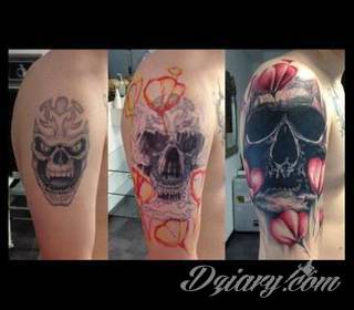 Tatuaże zakrywające; zasłaniające niedoskonałości skóry - znamiona, blizny czy wcześniejsze grafiki. Cover-up to mini-dzieła sztuki, które doskonale dopasowują się do konkretnych warunków na ciele tworząc zwartą, ciekawą całość.