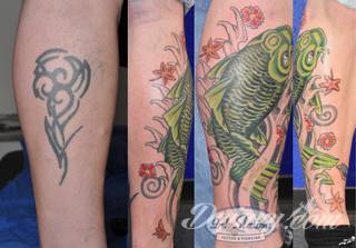 Tatuaże zakrywające; zasłaniające niedoskonałości skóry - znamiona, blizny czy wcześniejsze grafiki. Cover-up to mini-dzieła sztuki, które doskonale dopasowują się do konkretnych warunków na ciele tworząc zwartą, ciekawą całość.