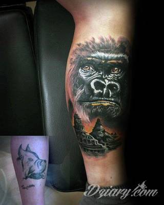 Tatuaże zakrywające; zasłaniające niedoskonałości skóry - znamiona, blizny czy wcześniejsze grafiki. Cover-up to mini-dzieła sztuki, które doskonale dopasowują się do konkretnych warunków na ciele tworząc zwartą, ciekawą całość.