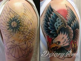 Tatuaże zakrywające; zasłaniające niedoskonałości skóry - znamiona, blizny czy wcześniejsze grafiki. Cover-up to mini-dzieła sztuki, które doskonale dopasowują się do konkretnych warunków na ciele tworząc zwartą, ciekawą całość.