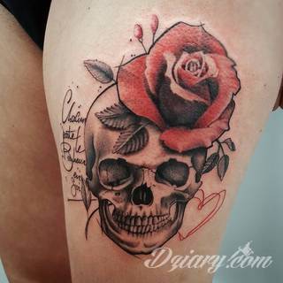 Death is not the end! Tatuaże z czaszkami pokazują dystans do tego, co nieuniknione. Czaszka na skórze ma niejedno oblicze: od wzbudzającego strach po lekko kpiące z otaczającej nas rzeczywistości.