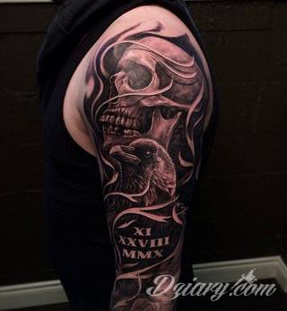 Death is not the end! Tatuaże z czaszkami pokazują dystans do tego, co nieuniknione. Czaszka na skórze ma niejedno oblicze: od wzbudzającego strach po lekko kpiące z otaczającej nas rzeczywistości.