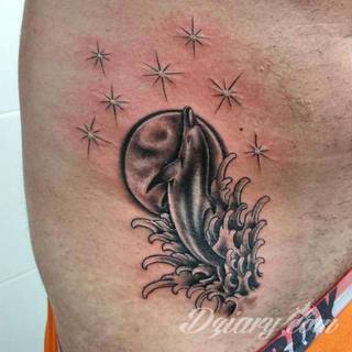 Tatuaże delfin