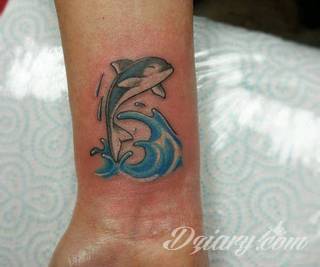 Tatuaże delfin