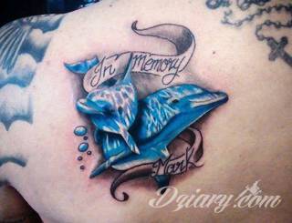 Tatuaże delfin