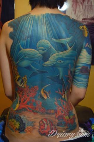 Tatuaże delfin