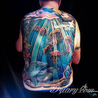 Tatuaże delfin