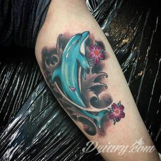 Tatuaże delfin