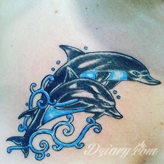 Tatuaże delfin
