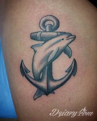 Tatuaże delfin