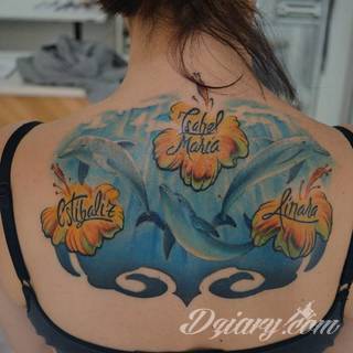Tatuaże delfin