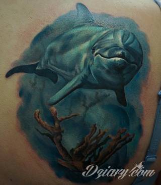 Tatuaże delfin