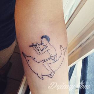 Tatuaże delfin