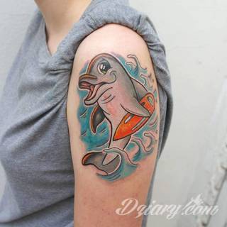 Tatuaże delfin