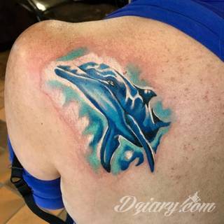 Tatuaże delfin