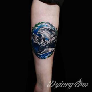 Tatuaże delfin