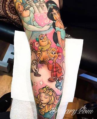 Tatuaże disney