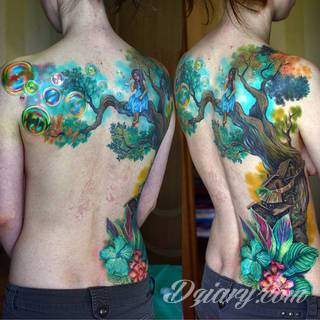 Tatuaże dla kobiet - damskie tatuaże. Delikatne i subtelne, ale też zadziorne, podkreślające charakter. Kobiece tatuaże ze smakiem i o niebanalnej formie graficznej pozwalające na ekspozycję w dowolnym miejscu ciała. 