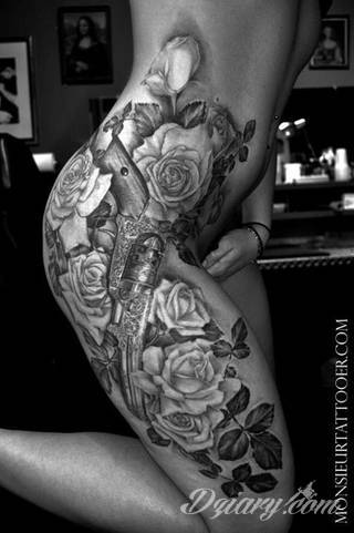 Tatuaże dla kobiet - damskie tatuaże. Delikatne i subtelne, ale też zadziorne, podkreślające charakter. Kobiece tatuaże ze smakiem i o niebanalnej formie graficznej pozwalające na ekspozycję w dowolnym miejscu ciała. 