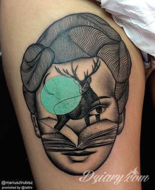Rysunki na skórze o nadzwyczajnym poziomie szczegółowości. Tatuaże wykonywane misternie stawianymi kropkami, które tworzą niezwykłe obrazy dotwork - zarówno standardowe jak i wizje artystyczne. 