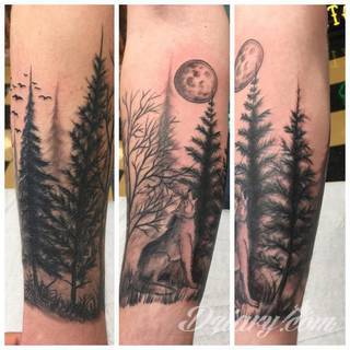 Tatuaże, w których głównym motywem są drzewa to symbol wytrwałości, pięcia się do góry, twardości. Nie muszą ograniczać się do konaru. Drzewo bywa na tatuażu czymś zdecydowanie bardziej znaczącym.