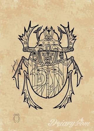 Tatuaże egipskie nawiązują do faraonów, piramid, wizerunku Sfinksa i starożytnych masek oraz symboli. Przekazują ukrytą we wzorze wiadomość tylko dla wtajemniczonych tworząc prawdziwy egipski sekret na skórze. 