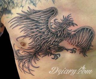 Nieśmiertelność, odrodzenie, powstanie z popiołów - taka symbolika tatuaży z Feniksem w niebanalny sposób ozdobi skórę osób o ogromnej wytrwałości. Tatuaże mogą być zarówno proste jak i skomplikowane; na tych drugich Feniks przyjmuje szczególnie ciekawe formy.