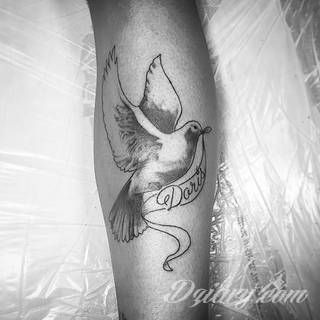 Tatuaże gołębie