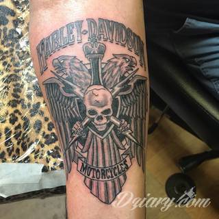 Tatuaże Harley Davidson