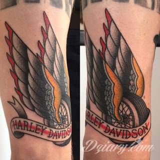 Tatuaże Harley Davidson