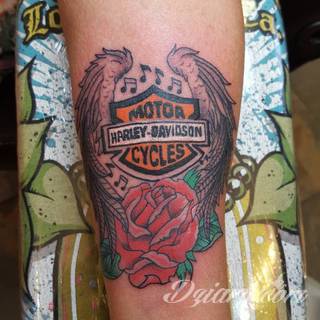 Tatuaże Harley Davidson
