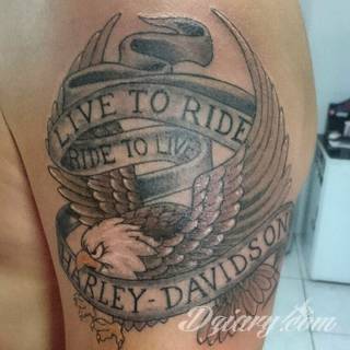 Tatuaże Harley Davidson