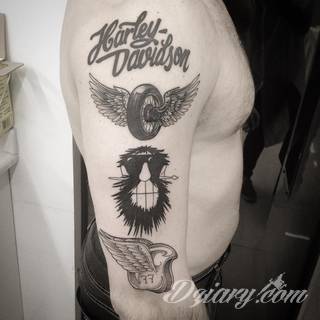 Tatuaże Harley Davidson