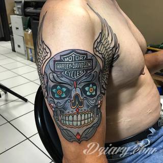 Tatuaże Harley Davidson