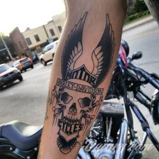 Tatuaże Harley Davidson
